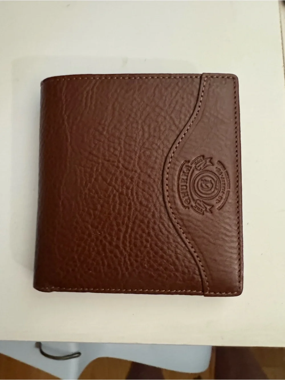 Ghurka International Wallet No. 105- Vintage Chestnut Leather
